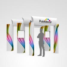 Publidécor, arche plv, arche carton, boutique arche, magasin arche