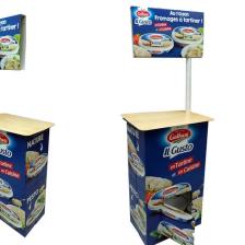 stand d'animation carton